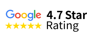 4.7 Star Google Review Rating