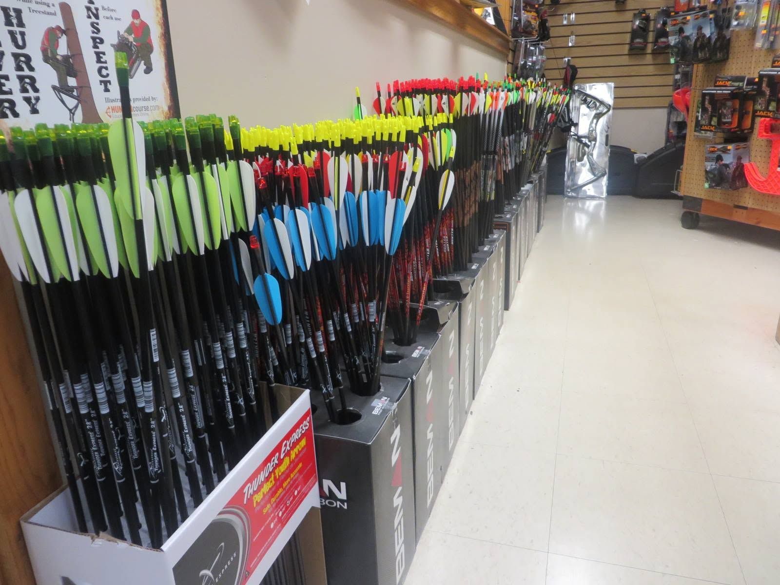 Arrows ready to cut and fletch