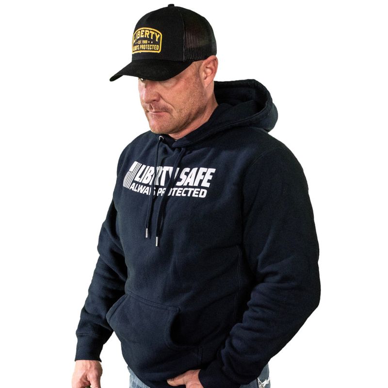 Premium Heavyweight Cross Grain Hoodie (Men) by Liberty Safe
